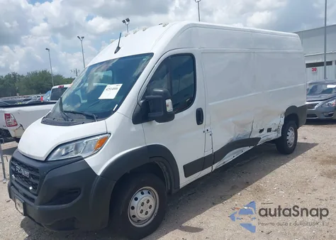 2023 Ram Promaster 2500 High Roof 159 Wb из США, поврежденный, VIN 3C6LRVDGXPE586187